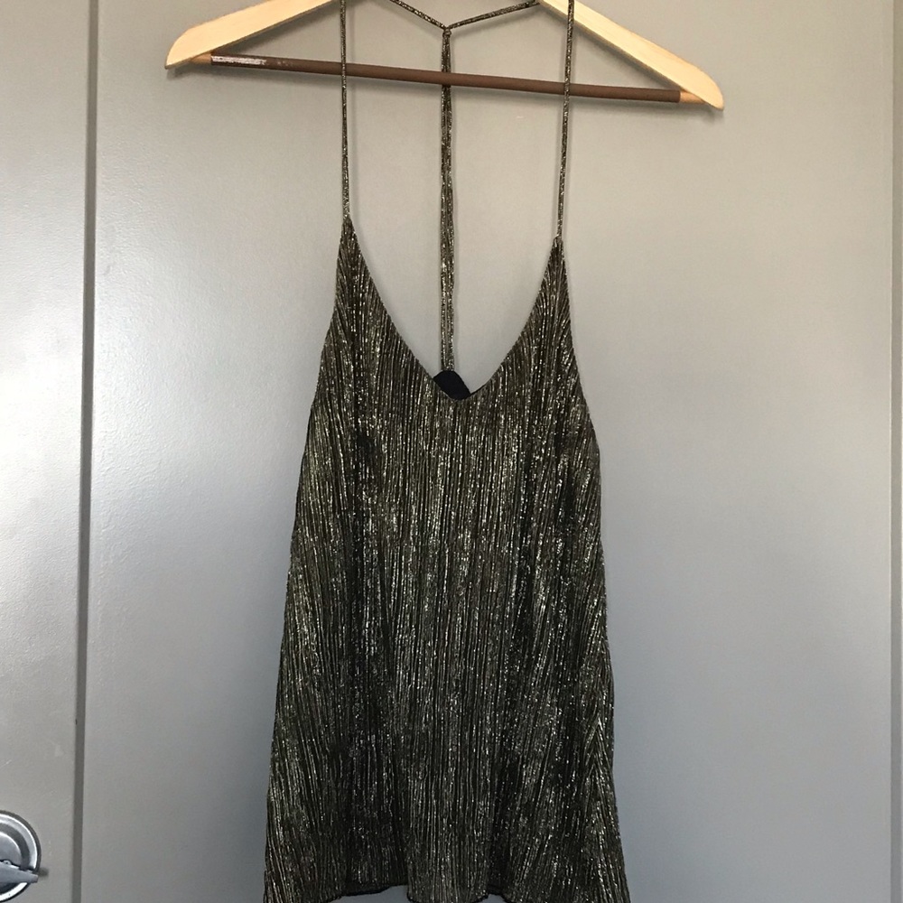 Topshop sparkly tank